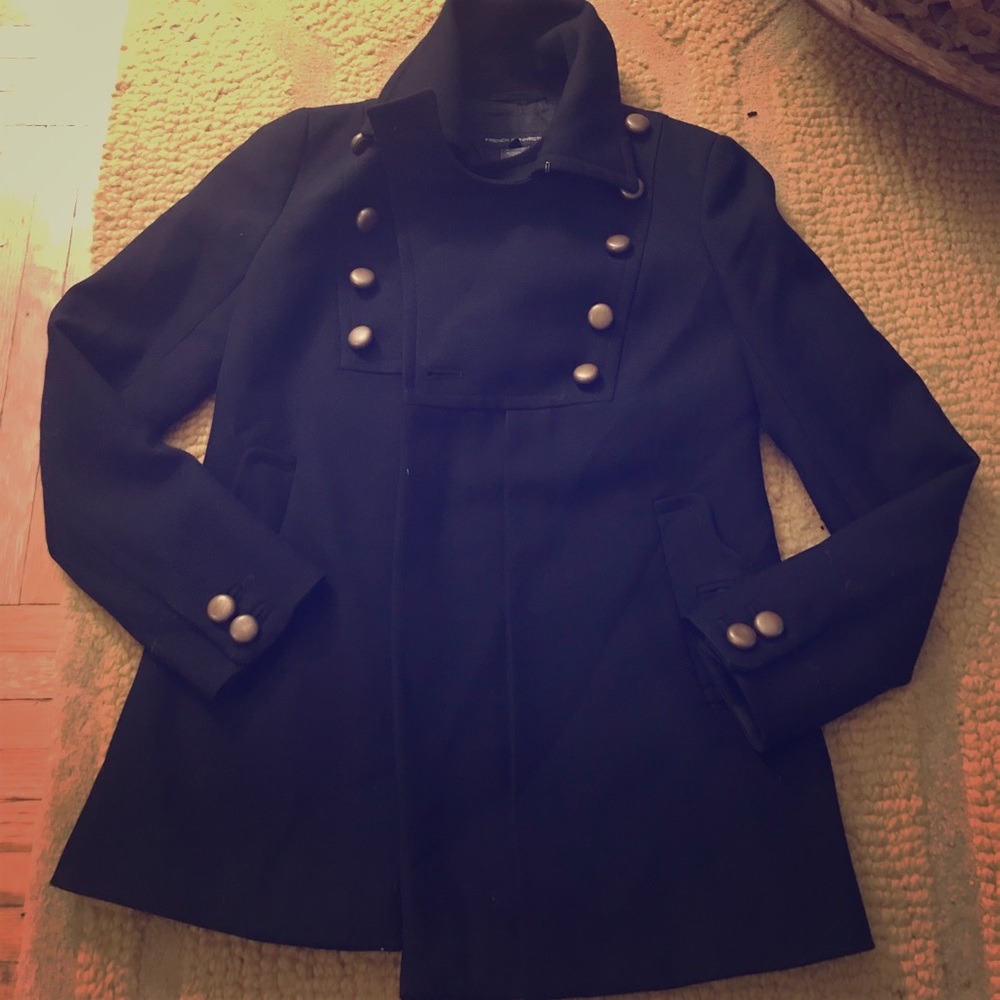 French Connection navy “pea coat”